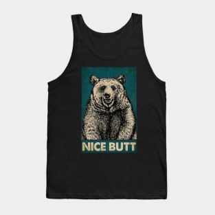 Bear Nice Butt - Cute Bear Tank Top